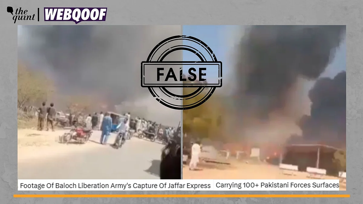 <div class="paragraphs"><p>Fact-Check | The video shows fire breaking near a highway in Pakistan's Karachi.</p></div>