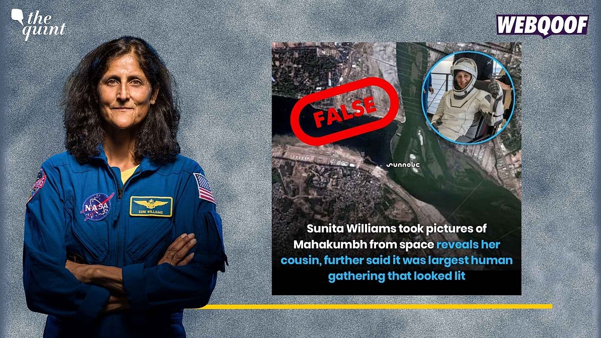 <div class="paragraphs"><p>Fact-Check: This image was not taken by Williams, but by ISRO.&nbsp;</p></div>