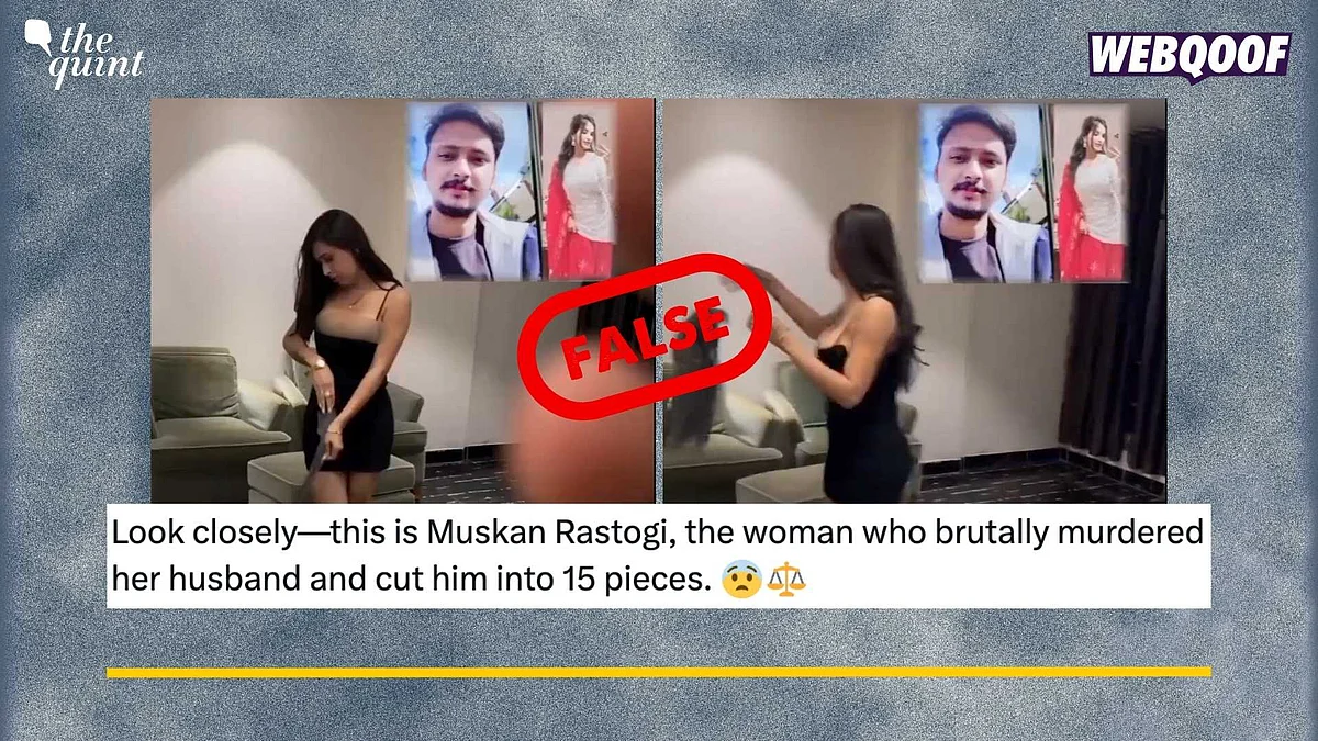 <div class="paragraphs"><p>Fact-Check: The video actually shows a model from Haryana and not Muskan Rastogi.</p></div>