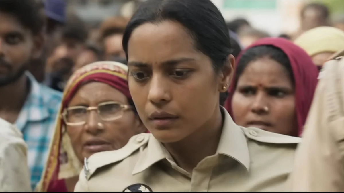 <div class="paragraphs"><p>Shahana Goswami in a still from 'Santosh'.</p></div>