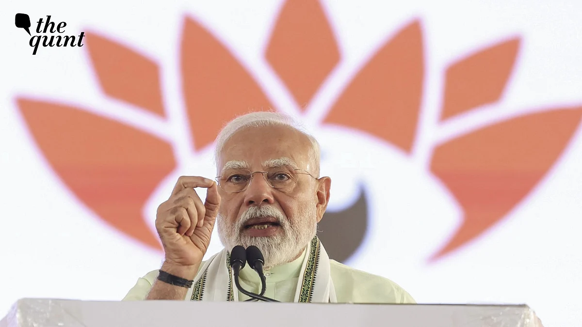 <div class="paragraphs"><p>PM Modi speaking at the inauguration of an eye centre in Nagpur, named after an RSS functionary.&nbsp;</p></div>