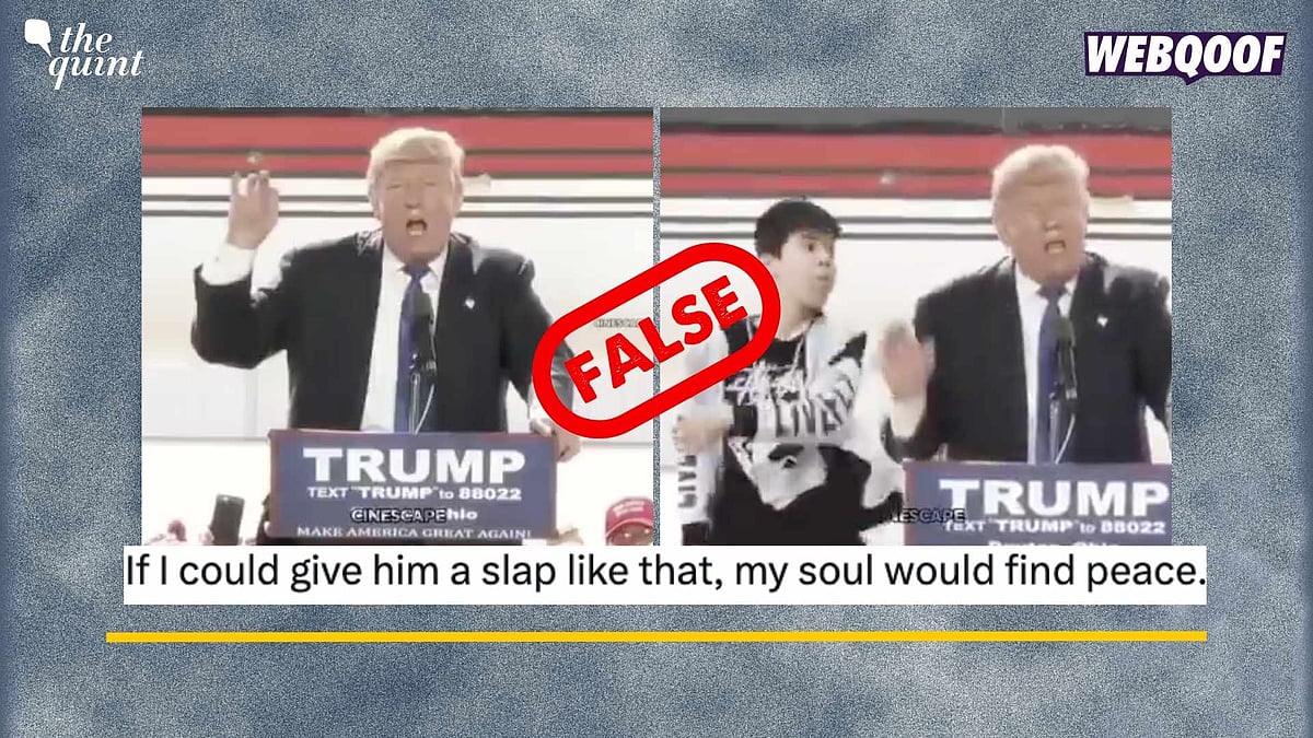 <div class="paragraphs"><p>Fact-Check: This video is edited. The original video does not feature this man allegedly attacking Trump.</p></div>