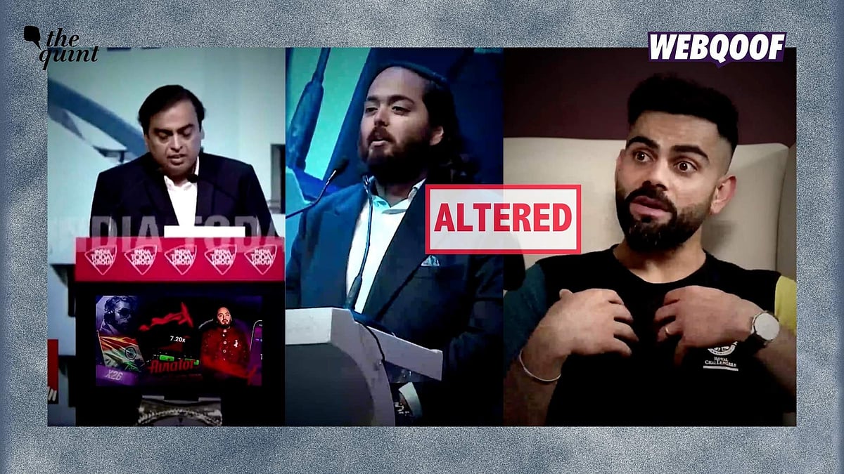 <div class="paragraphs"><p>An altered video is being shared to falsely claim that it shows Mukesh Ambani, Anant Ambani, and Virat Kohli promoting an app called 'Aviator'.</p></div>