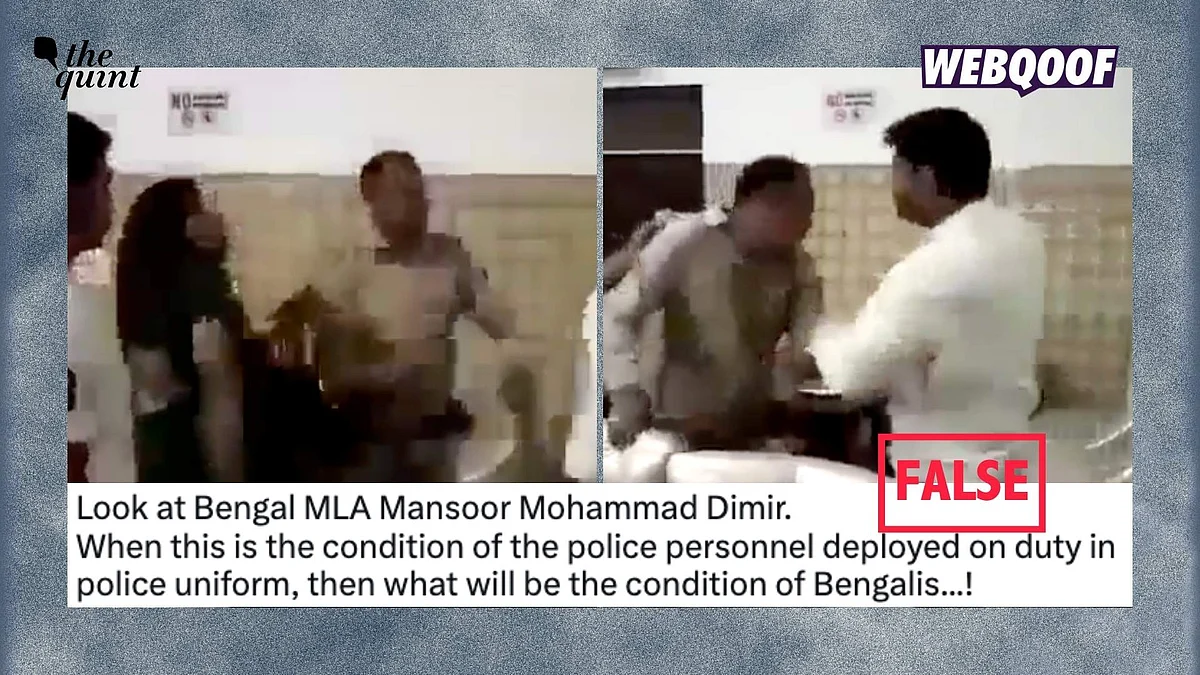 <div class="paragraphs"><p>An old video from Meerut has gone viral with the false claim that it shows an MLA from West Bengal assaulting a policeman.</p></div>