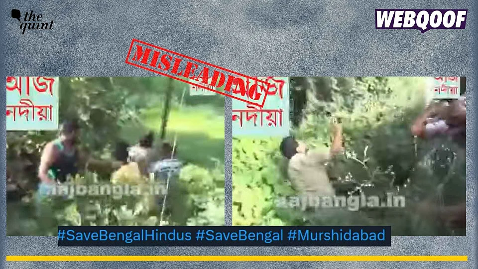 <div class="paragraphs"><p>An old video from West Bengal is being given a false communal twist and is being linked to the recent Murshidabad violence.</p></div>