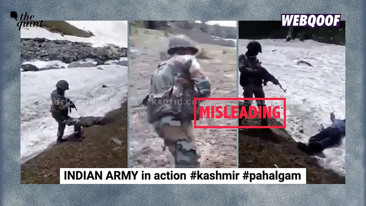 <div class="paragraphs"><p>An old video of an Army person shooting at bodies has gone viral on social media, where users have incorrectly linked it to the Pahalgam terror attack in Jammu and Kashmir.</p></div>