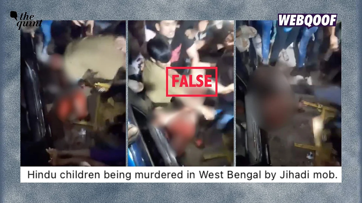 <div class="paragraphs"><p>A graphic video from Bangladesh has gone viral with the false communal claim that it shows a Hindu boy being killed by a Muslim mob in West Bengal.</p></div>
