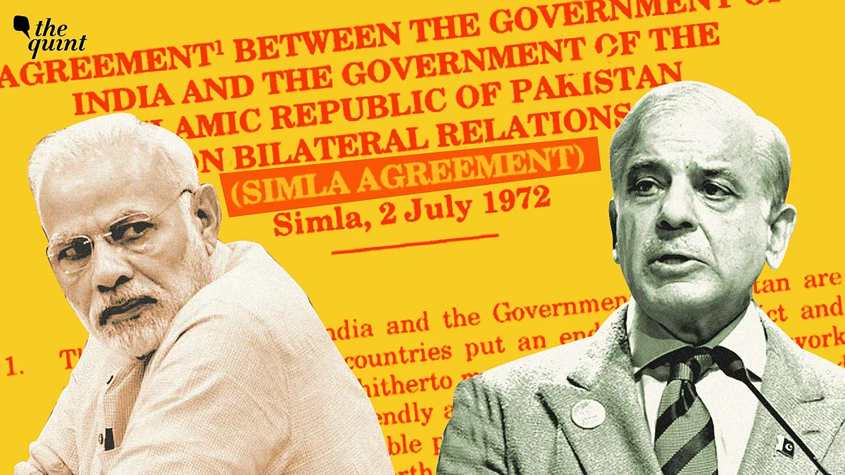 <div class="paragraphs"><p>The reason why Pakistan's threat of withdrawing from the Simla Agreement has been labelled as 'symbolic' is that the agreement is a bygone contract, the significance of which has paled over the years.</p></div>