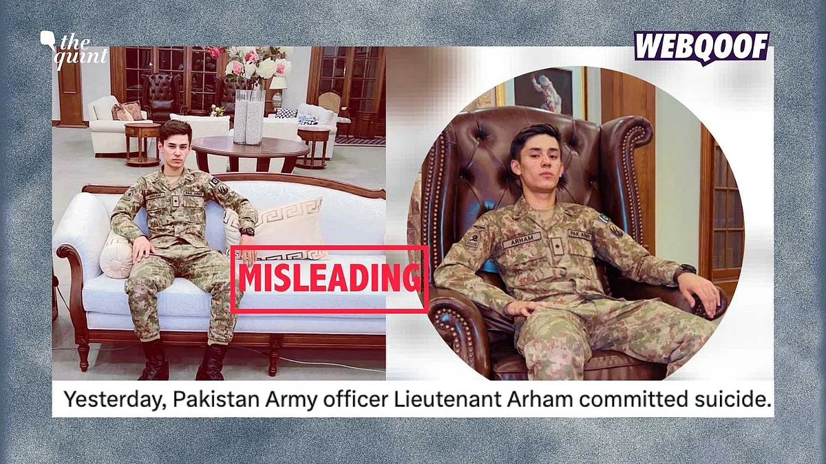Pakistan Arham Rajput Fact-Check: No, News of Pakistan Army Lieutenant Arham's Death is Not ...