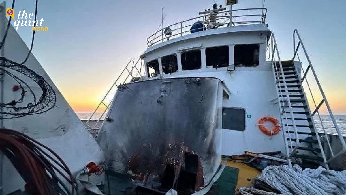 <div class="paragraphs"><p>A ship carrying humanitarian aid to Gaza was attacked by a drone around 14 nautical miles off the coast of Malta in international waters.</p></div>
