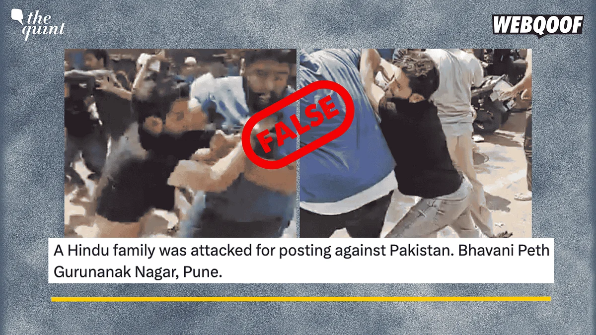 <div class="paragraphs"><p>Fact-Check: This video shows a fight that broke out over a road rage incident in Pune.&nbsp;&nbsp;</p></div>