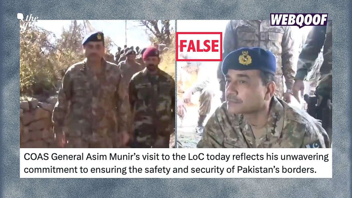 <div class="paragraphs"><p>An old video of Pakistan's CoAS Asim Munir visiting the Line of Control has gone viral as a recent video amid India and Pakistan's diplomatic tensions.</p></div>