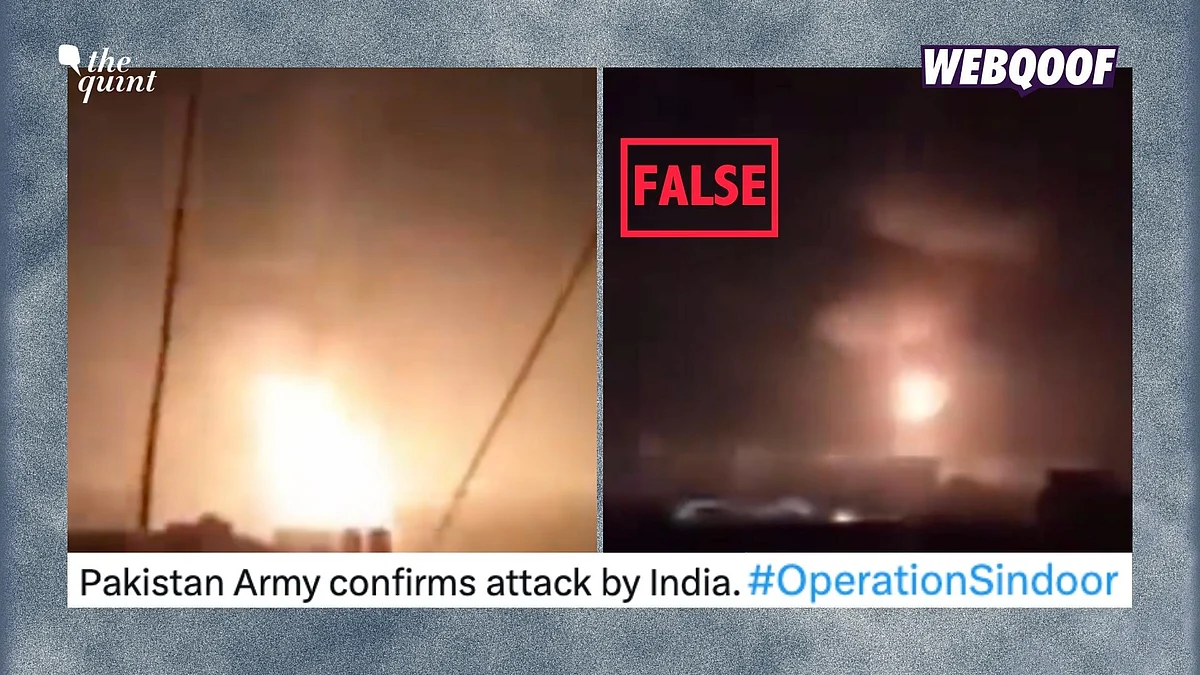 <div class="paragraphs"><p>An old video from Gaza has gone viral with the false claim that it shows the Indian Army's attack on Pakistan during Operation Sindoor.</p></div>
