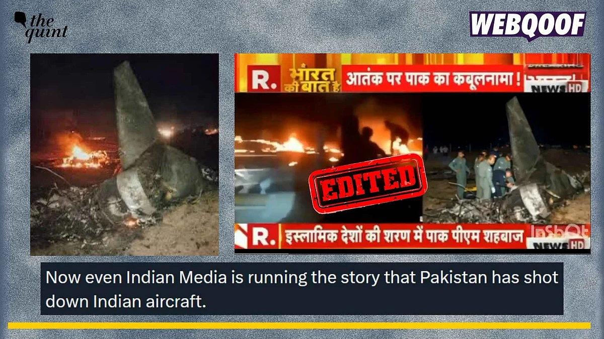 <div class="paragraphs"><p>Old images of a wrecked fighter jet are going viral where users are linking it to Operation Sindoor.</p></div>