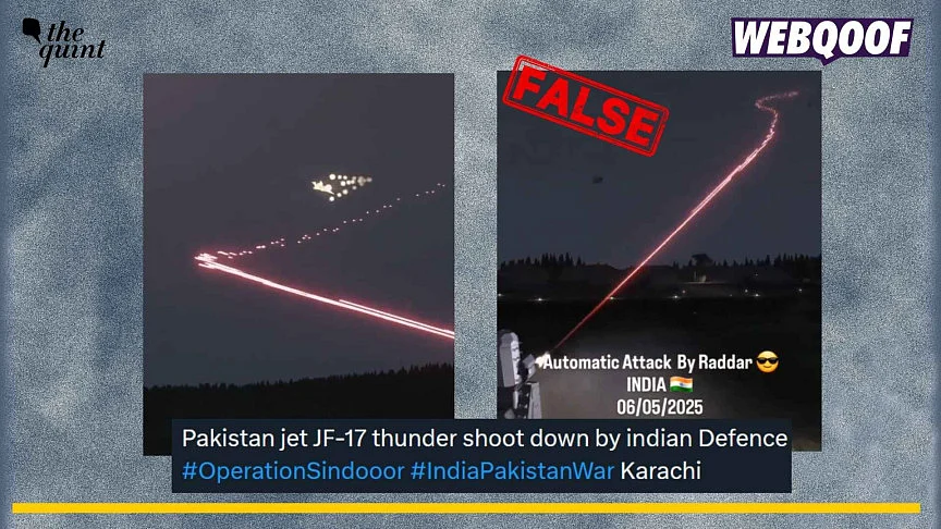 <div class="paragraphs"><p>A video game simulation showing a radar targeting a fighter jet is being shared to falsely claim that it shows IAF shooting down Pakistan's fighter jet.</p></div>