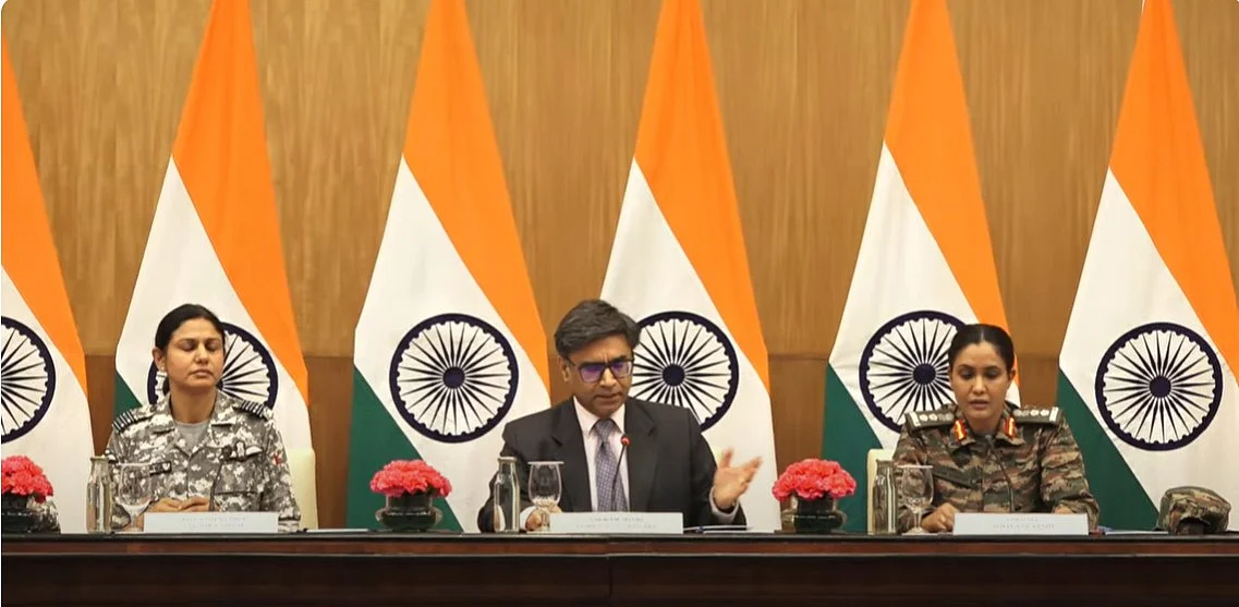 <div class="paragraphs"><p>After the Indian Army successfully thwarted drone strikes and other munitions by Pakistan at multiple locations in Jammu &amp; Kashmir, Punjab and Rajasthan, the Ministry of External Affairs said that "the Indian Armed Forces responded proportionately, adequately, and responsibly."</p><p><br></p></div>