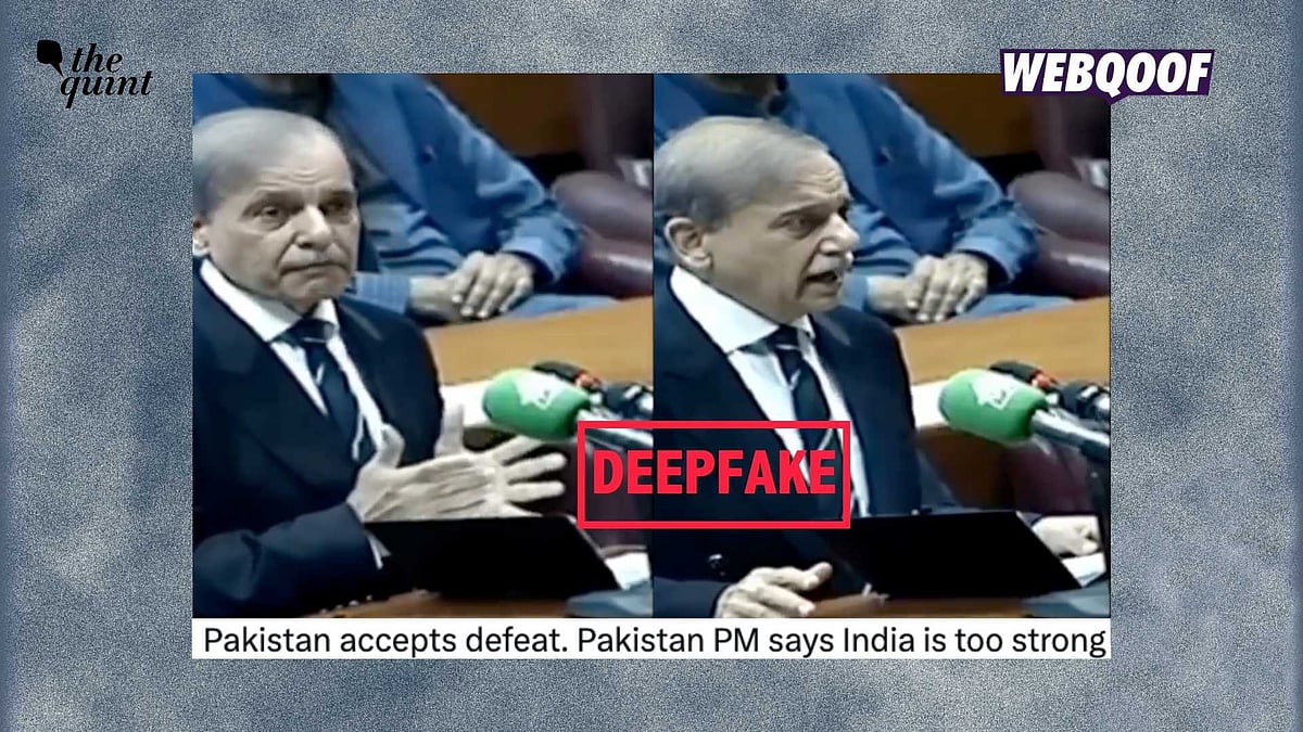 <div class="paragraphs"><p>A video of Pakistan PM Shahbaz Sharif 'admitting defeat' has gone viral on the internet. However, it is a deepfake.</p></div>