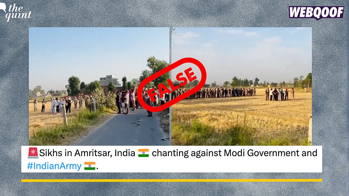 <div class="paragraphs"><p>Fact-Check: This video dates back to April and is not linked to the recent Operation Sindoor.&nbsp;</p></div>