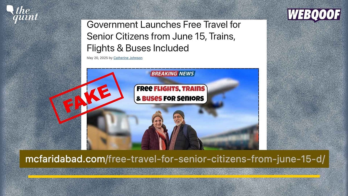 <div class="paragraphs"><p>Fact-Check: This website is dubious and the article on it has falsely claimed that such a scheme is going to be operated in India.</p></div>