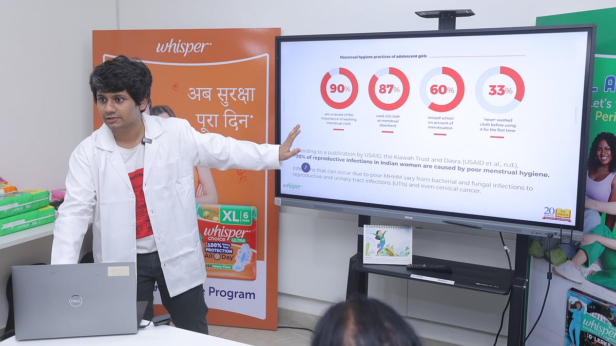 <div class="paragraphs"><p>Whisper &amp; P&amp;G Shiksha on Menstrual Hygiene Day</p></div>