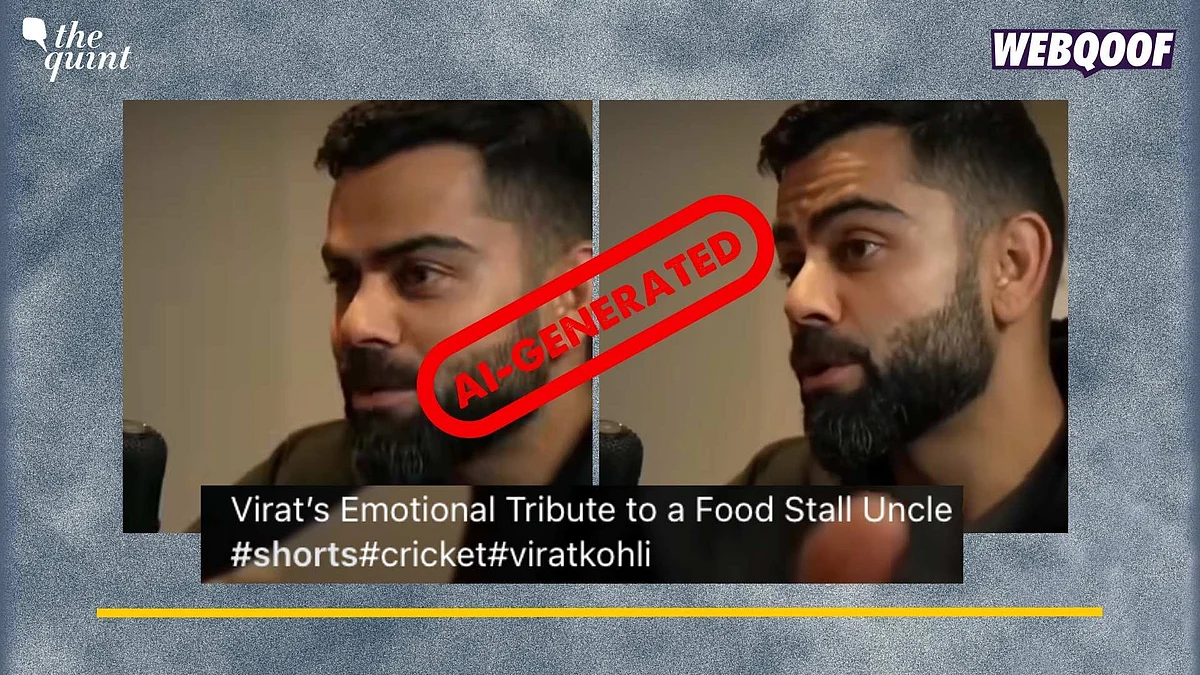 <div class="paragraphs"><p>Fact-Check: AI-generated video of Kohli's talking about a new restaurant has gone viral as real on social media.</p></div>