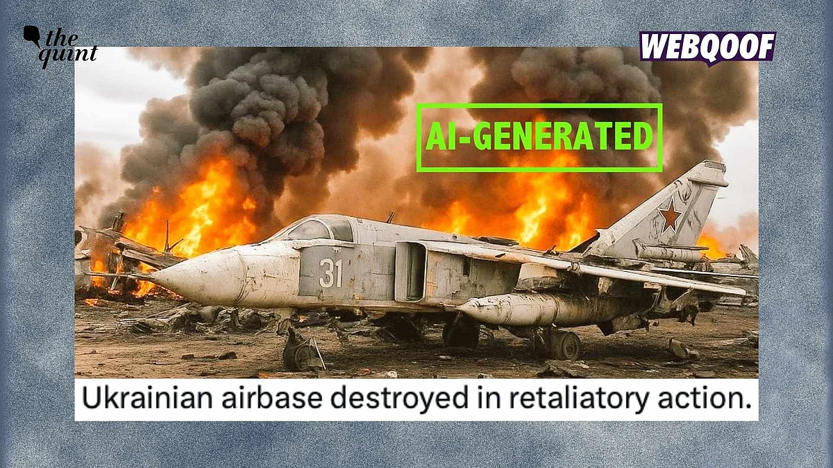 <div class="paragraphs"><p>An AI-generated image has gone viral with the false claim that it shows a Ukrainian airbase that was destroyed during retaliatory action by Russia.</p></div>