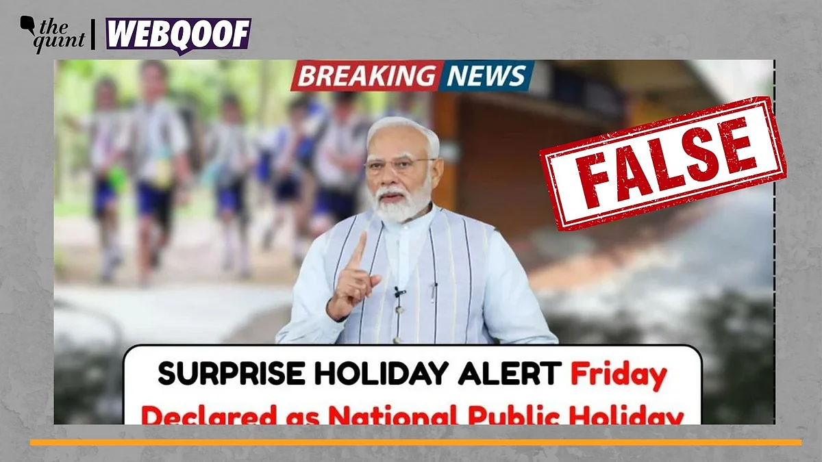 <div class="paragraphs"><p>Fact-Check | There is no evidence to support the claim of Friday being declared as a national public holiday.</p></div>