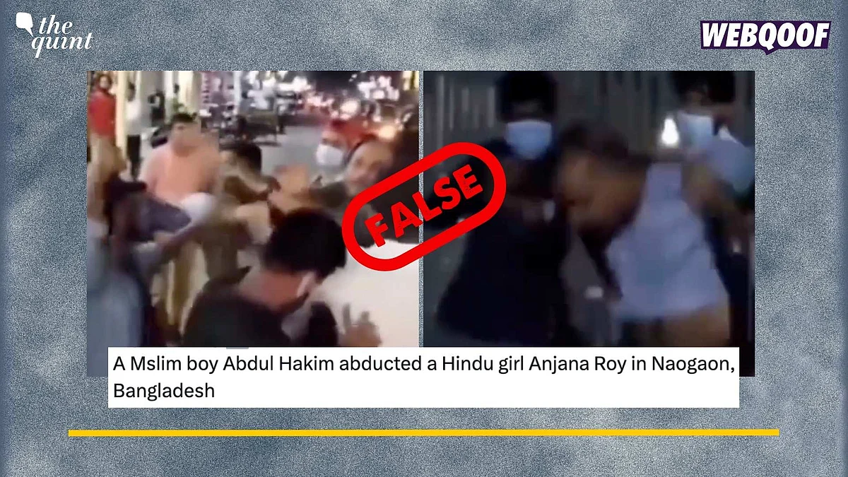 <div class="paragraphs"><p>Fact-Check: This clip has gone viral with a false communal spin that a Hindu man was beaten as he was protesting against the abduction of his daughter at the hands of a Muslim man.</p></div>