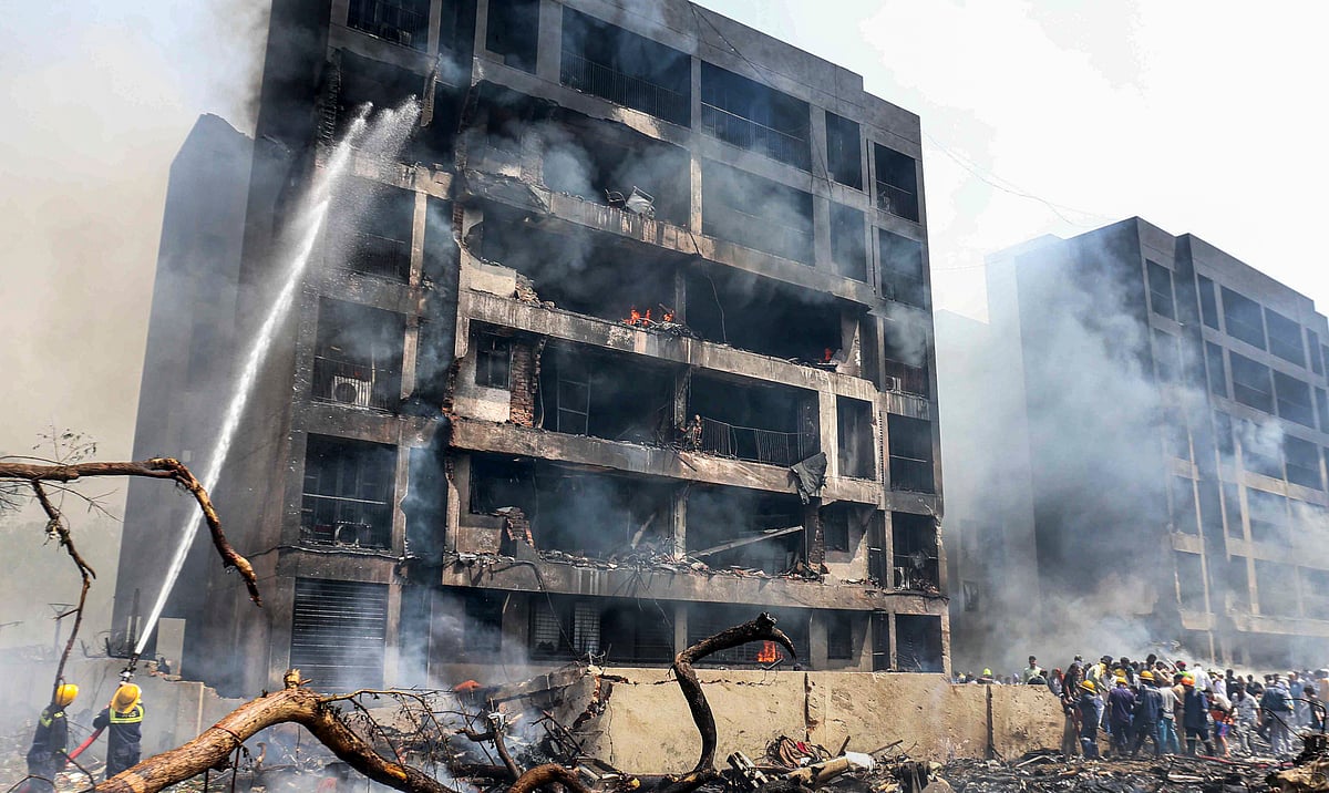 London Bound Air India Flight Crashes Near Ahmedabad Airport