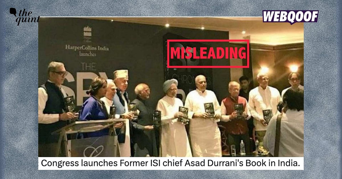 Misleading Claim: Photo Falsely Links Congress Leaders to Book Launch