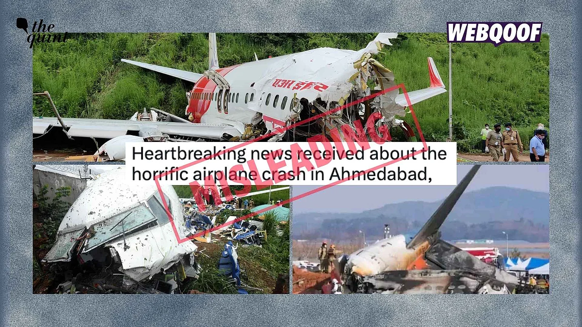 <div class="paragraphs"><p>A set of old, unrelated images are being shared with the false claim that they show visuals of the tragic Air India plane crash in Ahmedabad.</p></div>