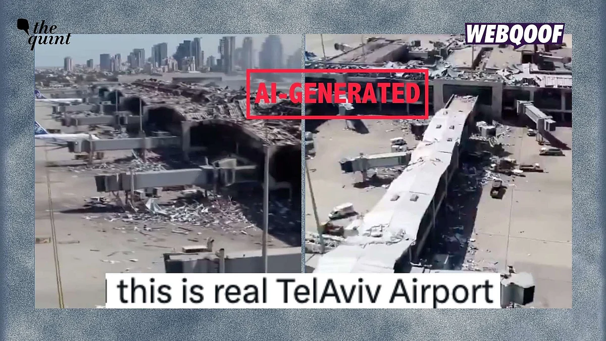 <div class="paragraphs"><p>An AI-generated video has gone viral with the false claim that it shows recent, authentic visuals of Israel's Tel Aviv airport amid recent strikes by Iran.</p></div>