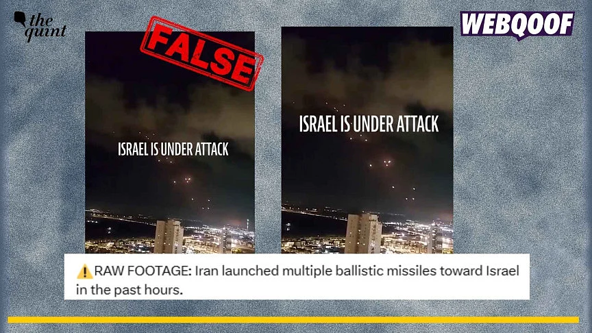 <div class="paragraphs"><p>An old video is being shared to claim that it shows the recent drone attacks in Israel by Iran.&nbsp;</p></div>