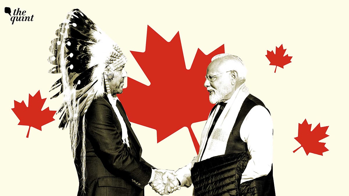 <div class="paragraphs"><p>Prime Minister Narendra Modi being welcomed upon his arrival at Calgary airport in Canada.</p></div>