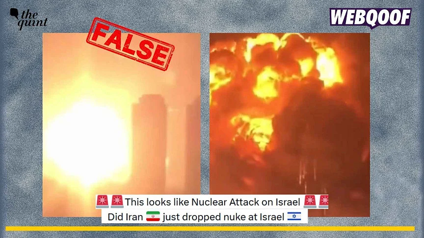 <div class="paragraphs"><p>An old video from China is going viral to falsely claim that it shows a nuclear attack by Iran on Israel.</p></div>