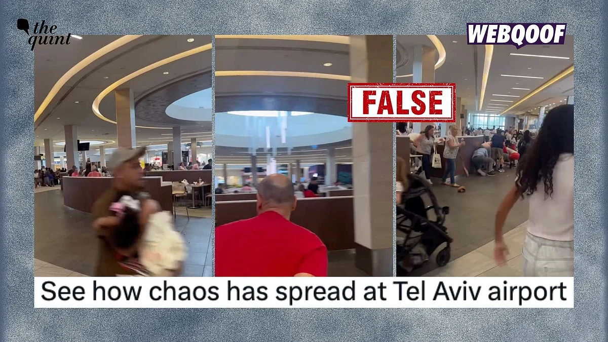 <div class="paragraphs"><p>An old video from Florida is being shared to falsely claim that it shows scenes of chaos at Israel's Tel Aviv airport.</p></div>