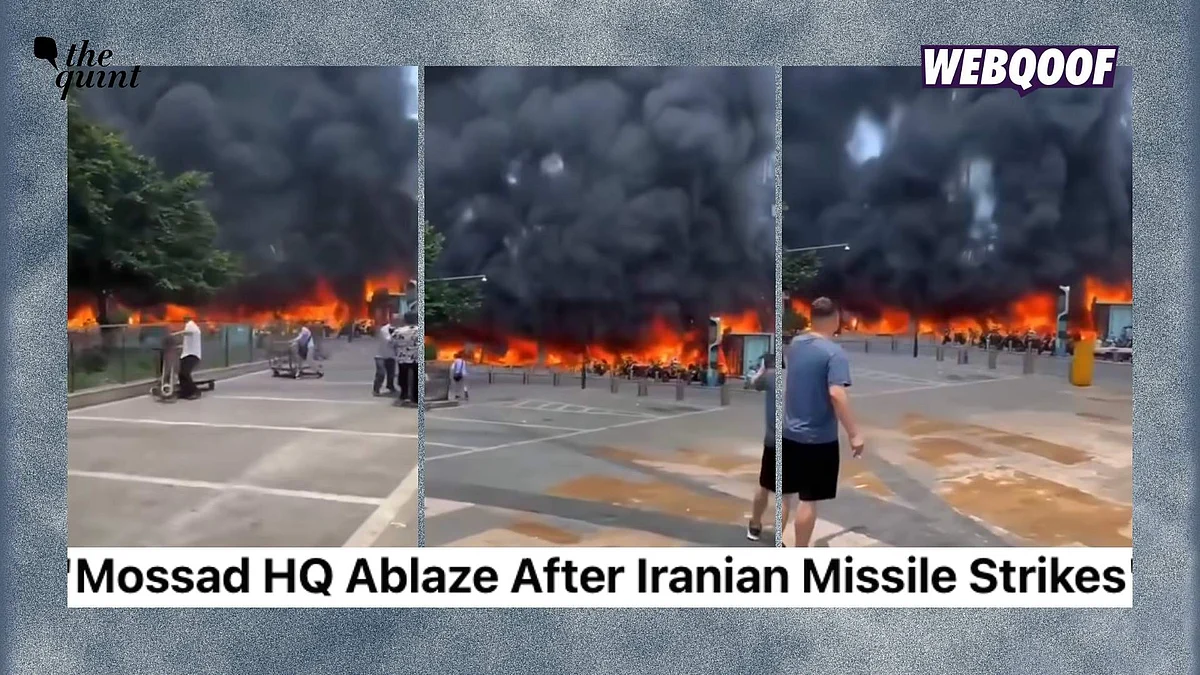 <div class="paragraphs"><p>&nbsp;A video from China has gone viral with the false claim that it shows the headquarters of Israel’s intelligence agency, Mossad, on fire after Iranian missile strikes.</p></div>