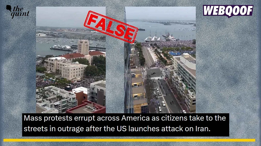 <div class="paragraphs"><p>An old and unrelated video of protest is being falsely shared as US citizens protesting against the involvement of US in attacking Iran.</p></div>
