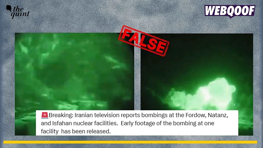 <div class="paragraphs"><p>An old and unrelated video of a blast is going viral to claim that it shows the US attacking Iran's nuclear facilities. </p></div>