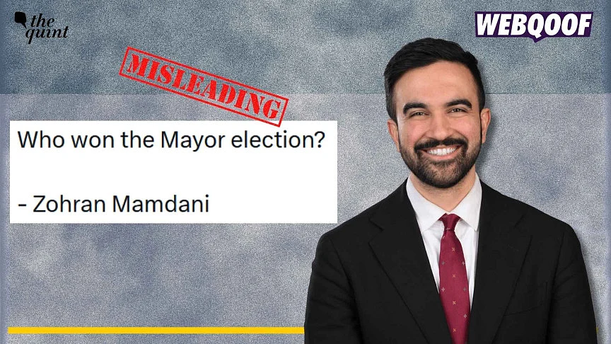 <div class="paragraphs"><p>Social media users are sharing a misleading claim about Zohran Mamdani becoming the Mayor of New York City.</p></div>