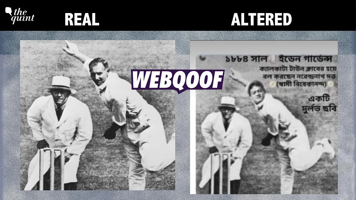 <div class="paragraphs"><p>The image which shows Swami Vivekananda playing cricket is altered.</p></div>