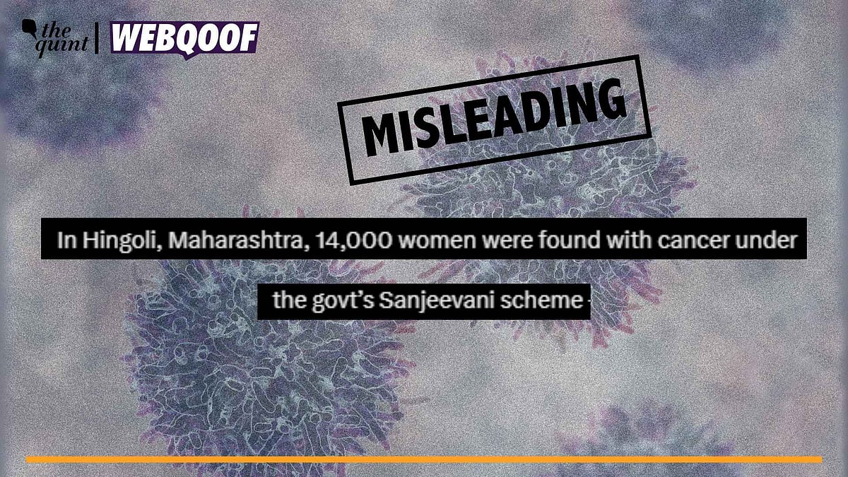 <div class="paragraphs"><p>Fact-Check | The claim of around 14,000 women being found with cancer is misleading.</p></div>