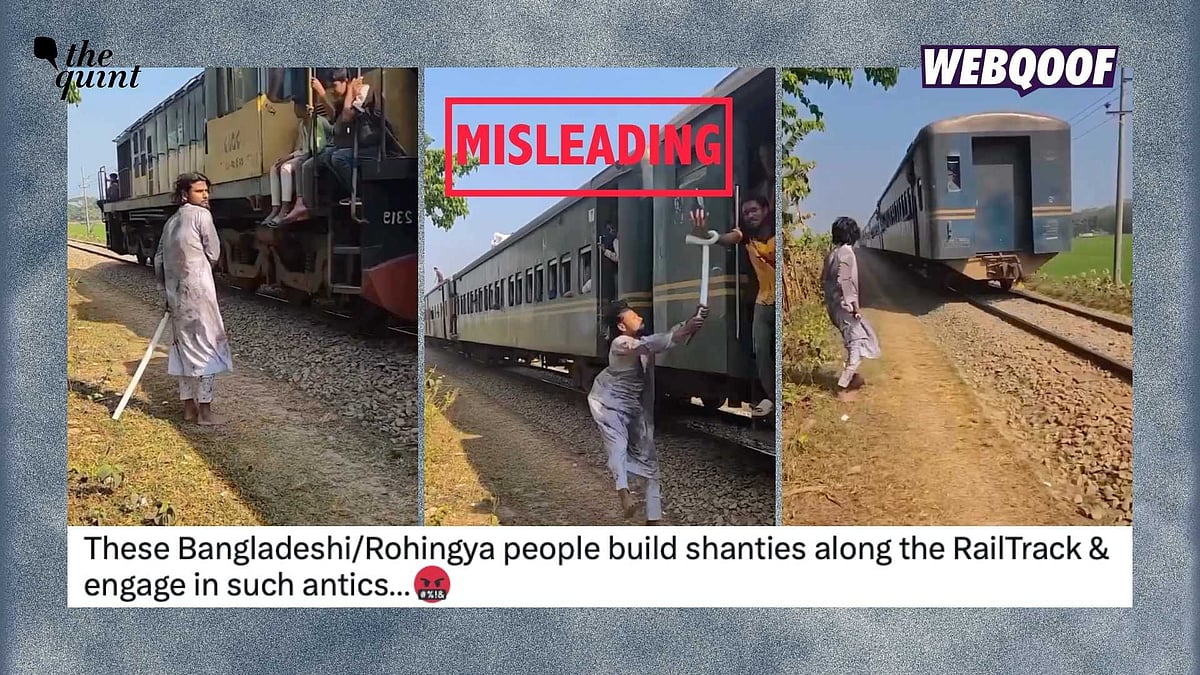<div class="paragraphs"><p>A video from Bangladesh is being widely shared with the misleading claim that it shows a Bangladeshi or Rohingya migrant stealing phones from running trains.</p></div>
