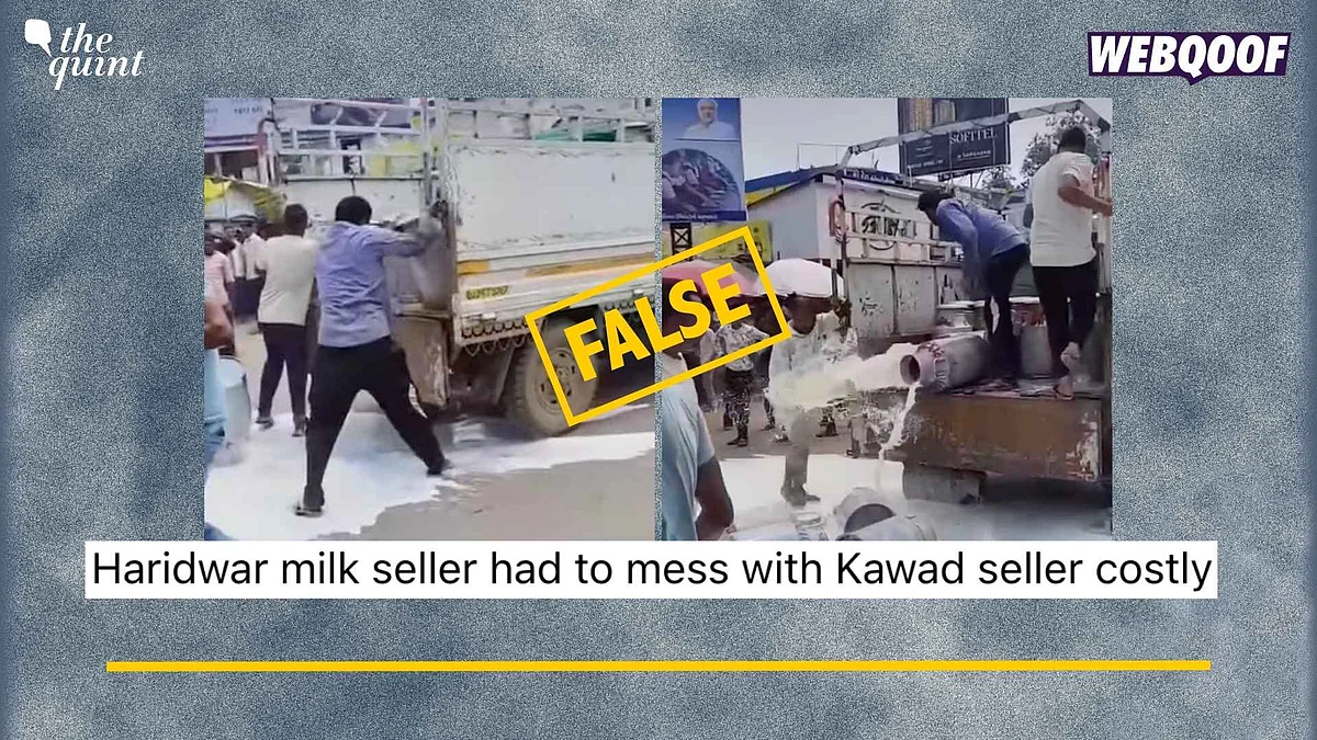 <div class="paragraphs"><p>Fact-Check: This clip is from Gujarat showing a protest by dairy farmers.&nbsp;</p></div>