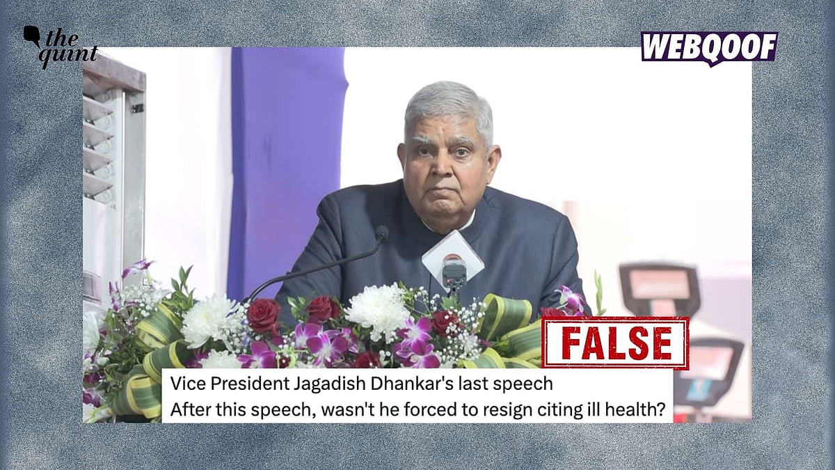 <div class="paragraphs"><p>An old video of former Vice President Jagdeep Dhankhar is being shared to falsely claim that it shows him making a statement about farmers' issues a day before he resigned.</p></div>