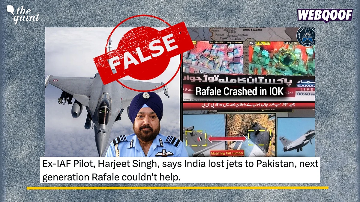<div class="paragraphs"><p>Fact-Check: The claim is false as the former pilot never  admitted the  loss of Rafale jets.</p></div>