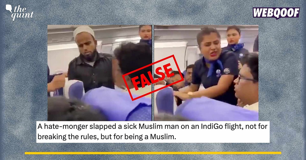 Video of IndiGo Flight Argument Goes Viral with False Claims