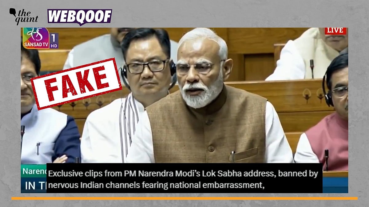 <div class="paragraphs"><p>Fact-Check | The video of PM Narendra Modi has been altered and does not show real statements.</p></div>