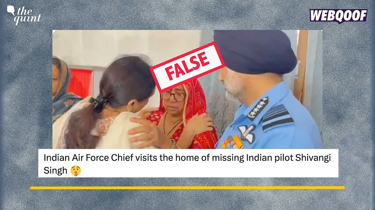<div class="paragraphs"><p>Fact-Check: This video shows the IAF chief meeting the late Sergeant Surendra Kumar's family, who died during Operation Sindoor in Jhunjhunu, Rajasthan. </p></div>