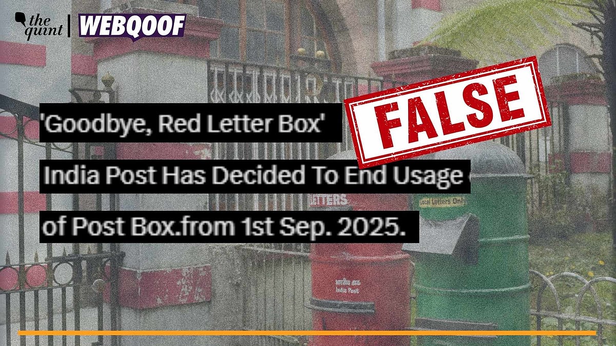<div class="paragraphs"><p>Fact-Check | The claim of India Post discontinuing the usage of red letter box is false.</p></div>